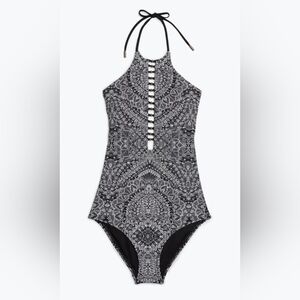 Red Carter Exclusif Private L Sao Paula High Neck One Piece Swimsuit